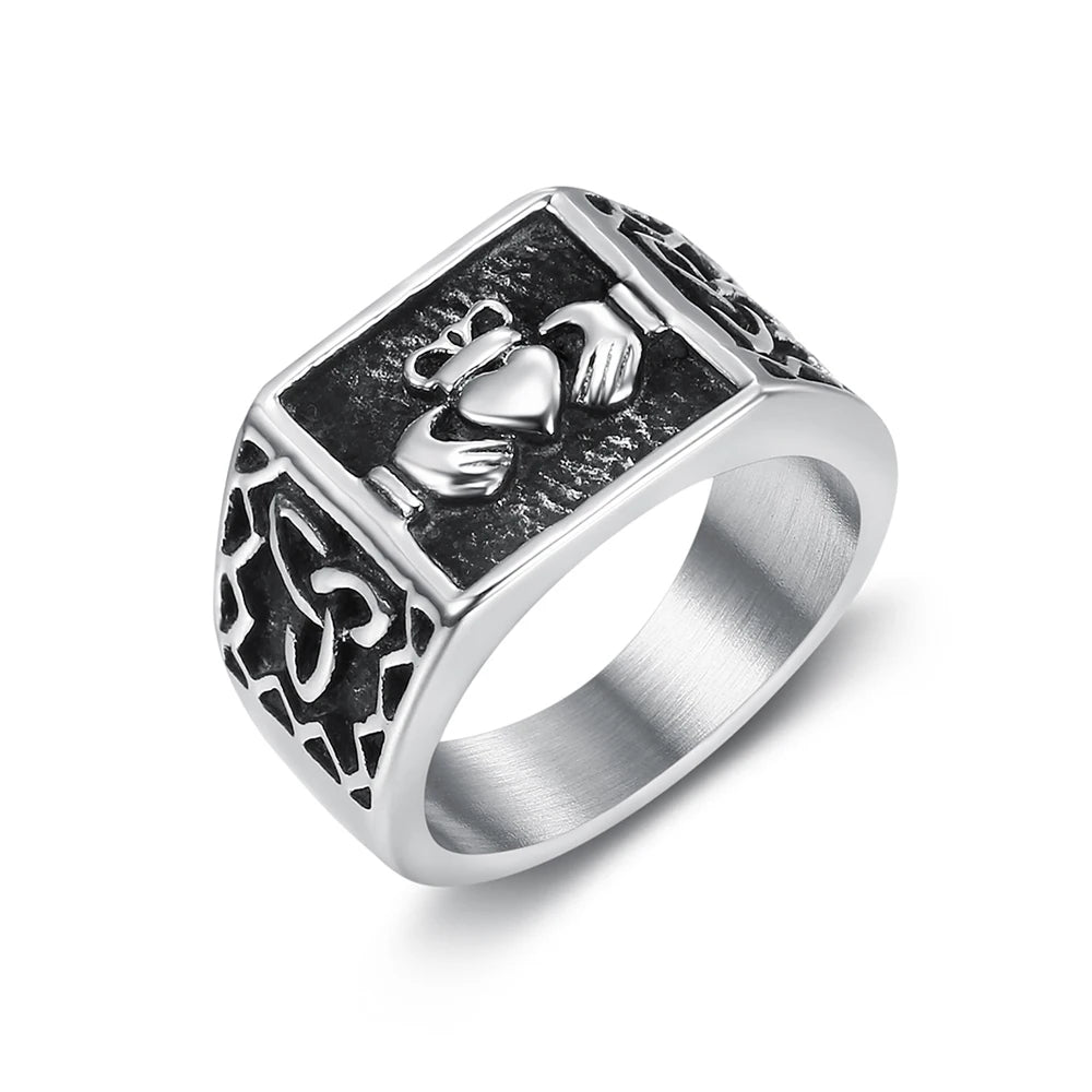 Celtic Claddagh Wedding Ring
