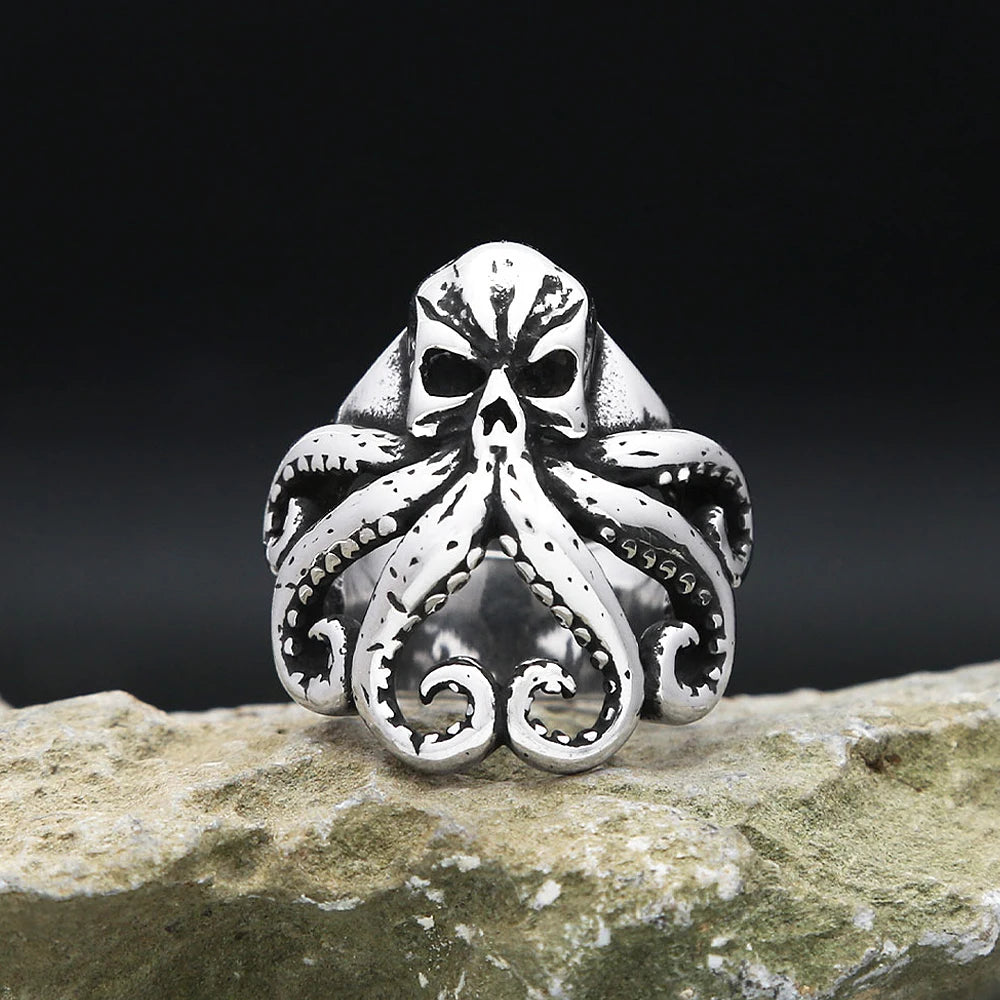 Octopus Skull Ring