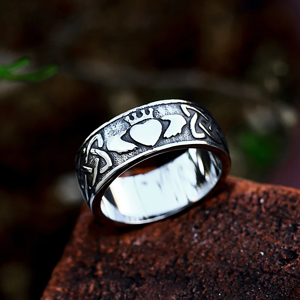 Celtic Claddagh Wedding Ring