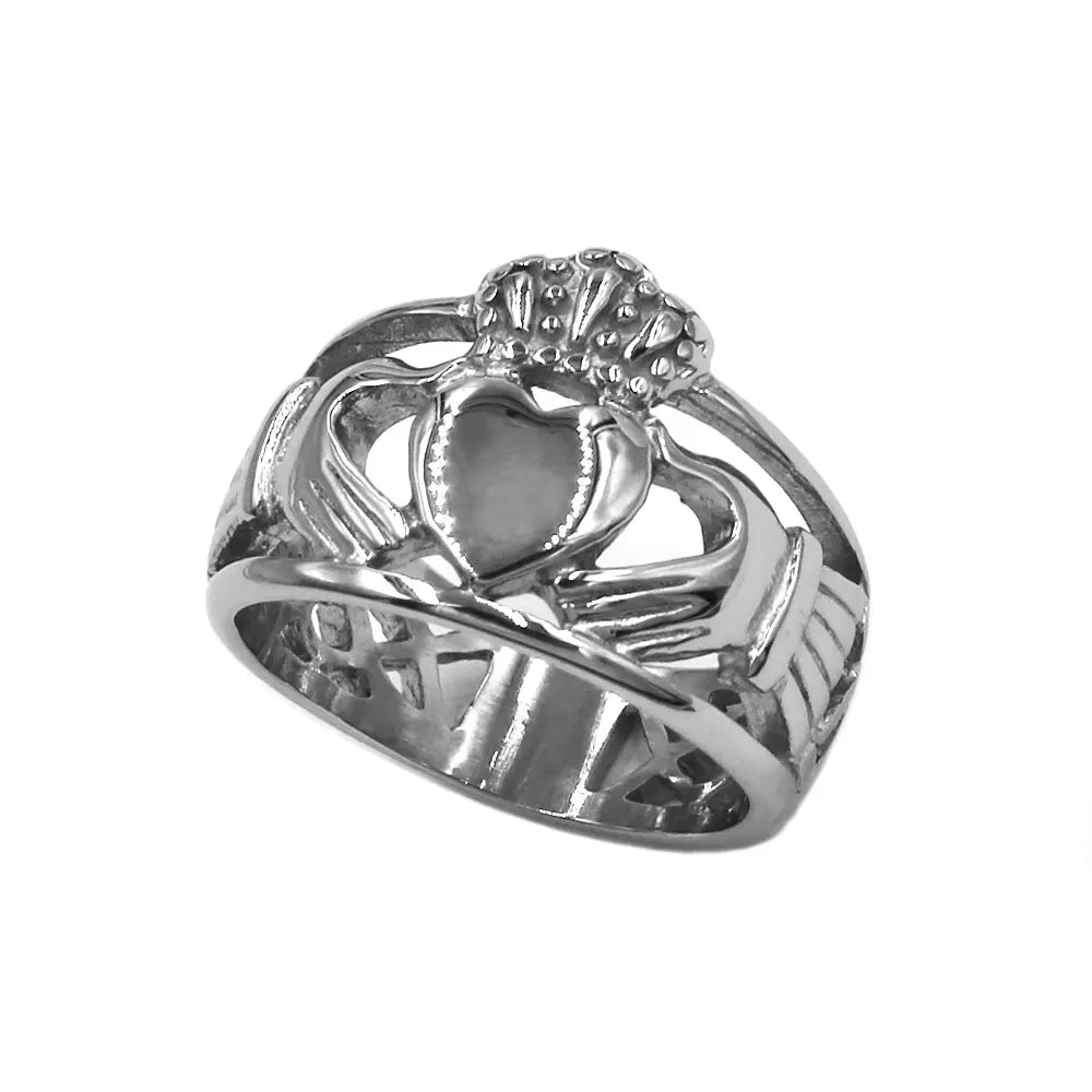 Claddagh Celtic Knot Wedding Ring