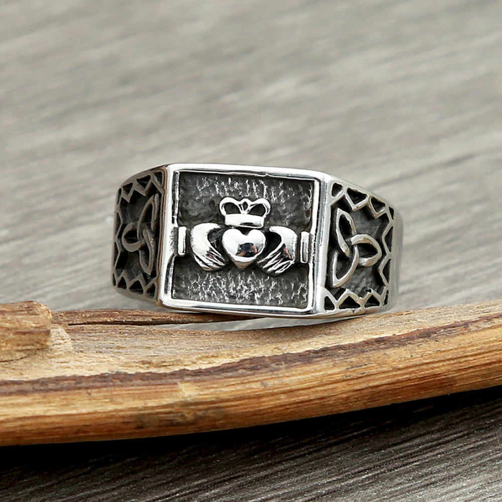 Celtic Claddagh Wedding Ring