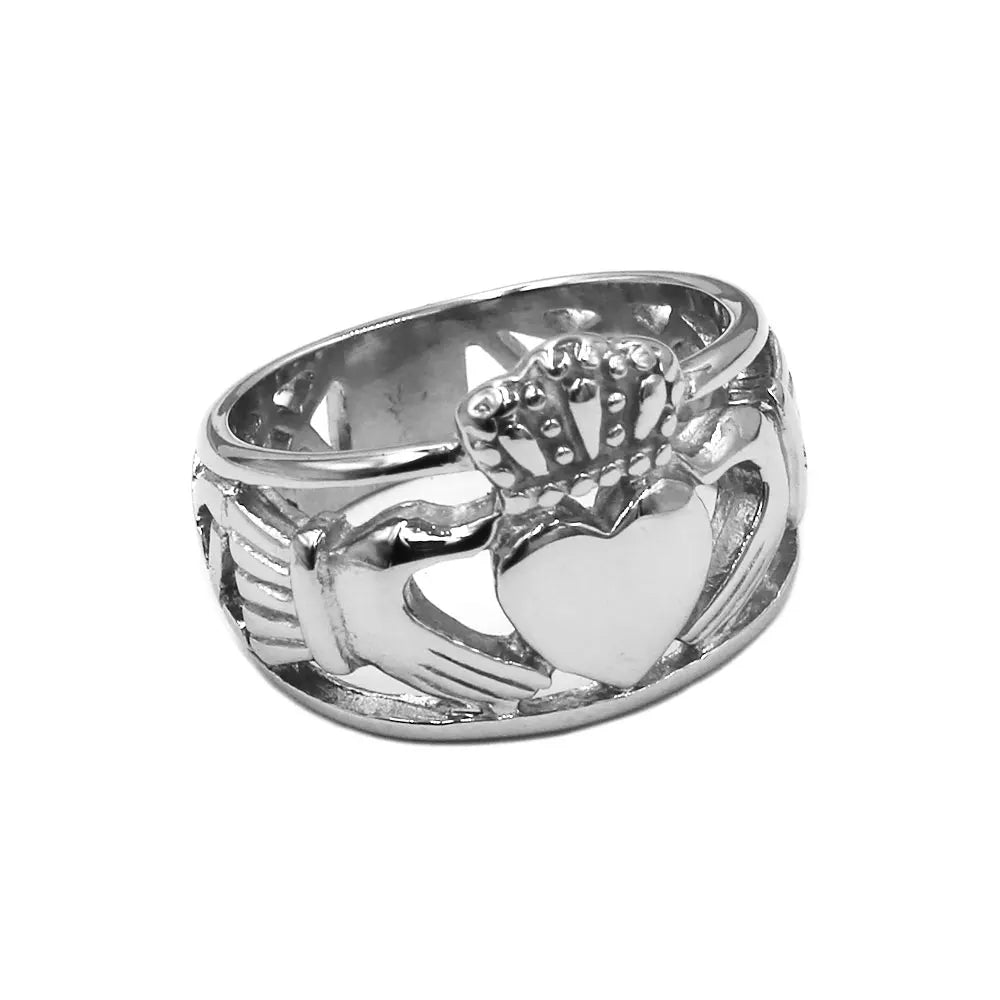 Claddagh Celtic Knot Wedding Ring