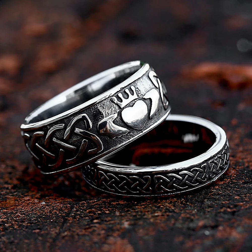 Celtic Claddagh Wedding Ring