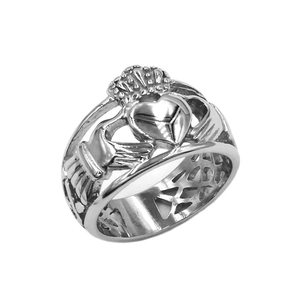 Claddagh Celtic Knot Wedding Ring